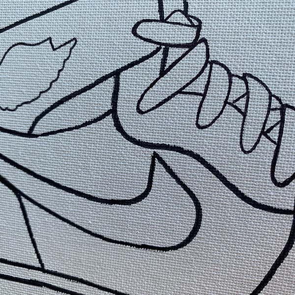 Sneakerhead Retro 1 Pre-Drawn Canvas – DragunfliDesignz